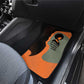 Angela Davis Car Mats Retro Graphic Design I Am Changing the Things I Cannot Accept Quote Civil Rights Empowerment Tribute - African Pride
