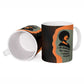 Angela Davis Ceramic Mug Retro Graphic Design I Am Changing the Things I Cannot Accept Quote Civil Rights Empowerment Tribute - African Pride