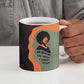 Angela Davis Ceramic Mug Retro Graphic Design I Am Changing the Things I Cannot Accept Quote Civil Rights Empowerment Tribute - African Pride