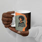 Angela Davis Ceramic Mug Retro Graphic Design I Am Changing the Things I Cannot Accept Quote Civil Rights Empowerment Tribute - African Pride