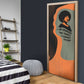 Angela Davis Door Cover Retro Graphic Design I Am Changing the Things I Cannot Accept Quote Civil Rights Empowerment Tribute - African Pride
