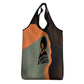 Angela Davis Grocery Bag Retro Graphic Design I Am Changing the Things I Cannot Accept Quote Civil Rights Empowerment Tribute - African Pride