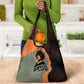 Angela Davis Grocery Bag Retro Graphic Design I Am Changing the Things I Cannot Accept Quote Civil Rights Empowerment Tribute - African Pride
