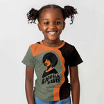Angela Davis Kid T shirt Retro Graphic Design I Am Changing the Things I Cannot Accept Quote Civil Rights Empowerment Tribute TS04