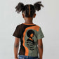Angela Davis Kid T shirt Retro Graphic Design I Am Changing the Things I Cannot Accept Quote Civil Rights Empowerment Tribute TS04