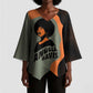 Angela Davis Kimono Sleeve Blouse Retro Graphic Design I Am Changing the Things I Cannot Accept Quote Civil Rights Empowerment Tribute - African Pride