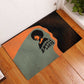 Angela Davis Rubber Doormat Retro Graphic Design I Am Changing the Things I Cannot Accept Quote Civil Rights Empowerment Tribute - African Pride