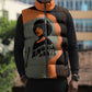 Angela Davis Sleeveless Puffer Jacket Retro Graphic Design I Am Changing the Things I Cannot Accept Quote Civil Rights Empowerment Tribute - African Pride