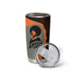 Angela Davis Tumbler Cup Retro Graphic Design I Am Changing the Things I Cannot Accept Quote Civil Rights Empowerment Tribute - African Pride
