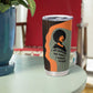 Angela Davis Tumbler Cup Retro Graphic Design I Am Changing the Things I Cannot Accept Quote Civil Rights Empowerment Tribute - African Pride
