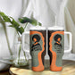 Angela Davis Tumbler With Handle Retro Graphic Design I Am Changing the Things I Cannot Accept Quote Civil Rights Empowerment Tribute - African Pride