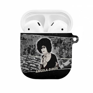 Angela Davis AirPods Case Protest Design Liberating Minds and Society Quote Civil Rights Movement - African Pride
