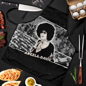 Angela Davis Apron Protest Design Liberating Minds and Society Quote Civil Rights Movement - African Pride