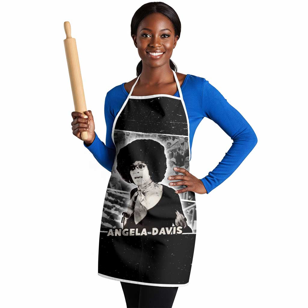 Angela Davis Apron Protest Design Liberating Minds and Society Quote Civil Rights Movement - African Pride