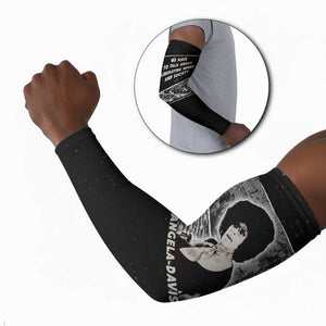 Angela Davis Arm Sleeves Protest Design Liberating Minds and Society Quote Civil Rights Movement - African Pride