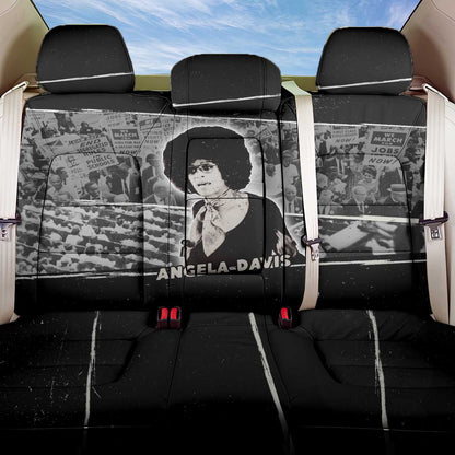 Angela Davis Back Car Seat Cover Protest Design Liberating Minds and Society Quote Civil Rights Movement - African Pride