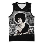 Angela Davis Basketball Jersey Protest Design Liberating Minds and Society Quote Civil Rights Movement - African Pride