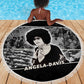 Angela Davis Beach Blanket Protest Design Liberating Minds and Society Quote Civil Rights Movement - African Pride
