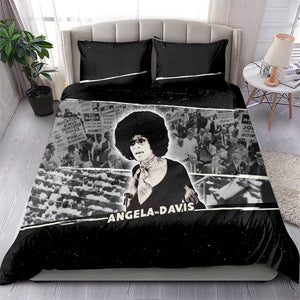 Angela Davis Bedding Set Protest Design Liberating Minds and Society Quote Civil Rights Movement - African Pride