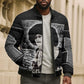 Angela Davis Bomber Puffer Jacket Protest Design Liberating Minds and Society Quote Civil Rights Movement - African Pride