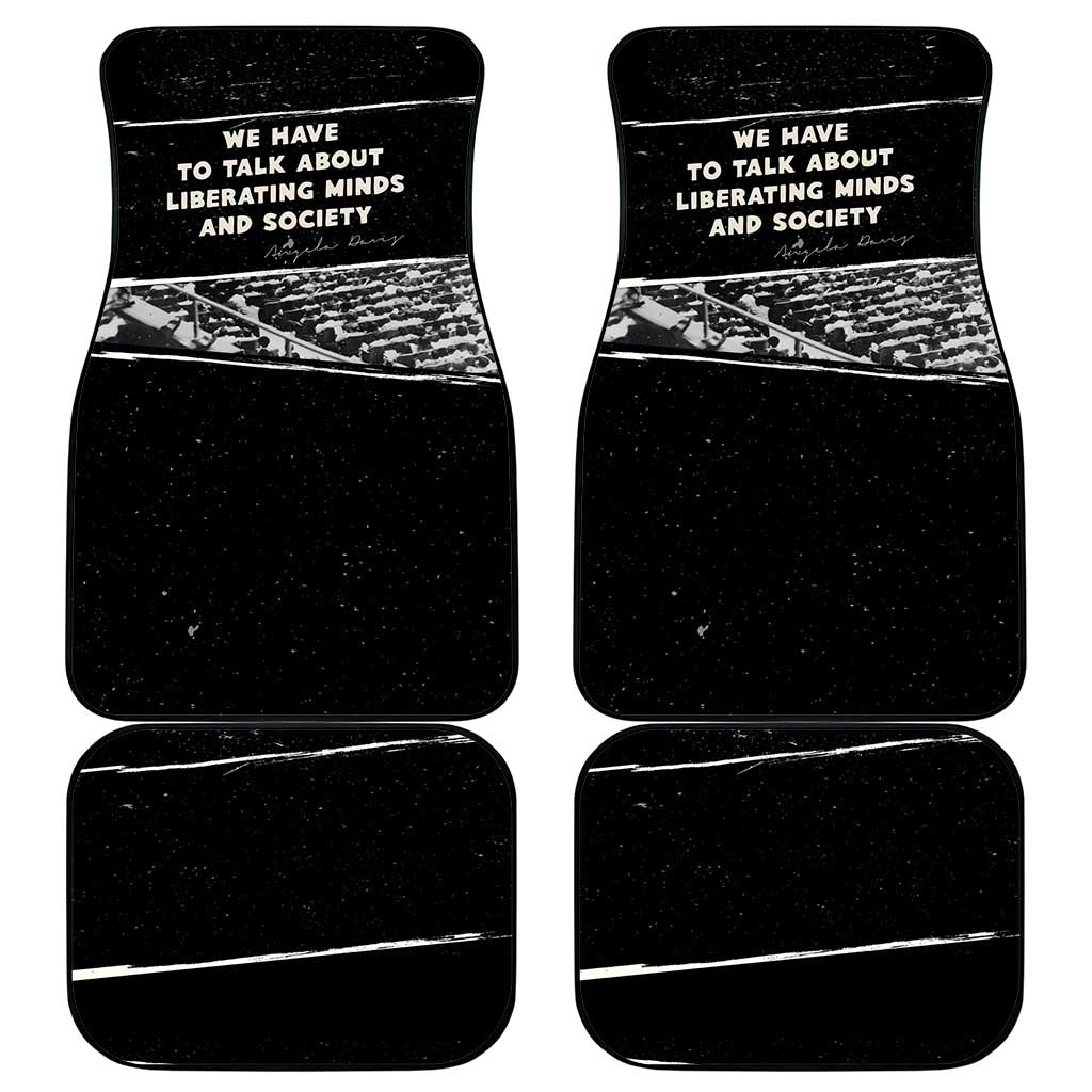 Angela Davis Car Mats Protest Design Liberating Minds and Society Quote Civil Rights Movement - African Pride