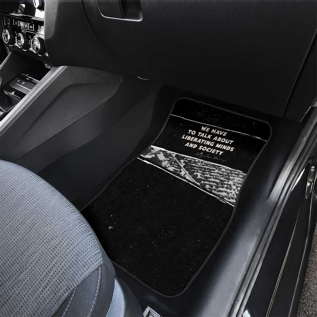 Angela Davis Car Mats Protest Design Liberating Minds and Society Quote Civil Rights Movement - African Pride