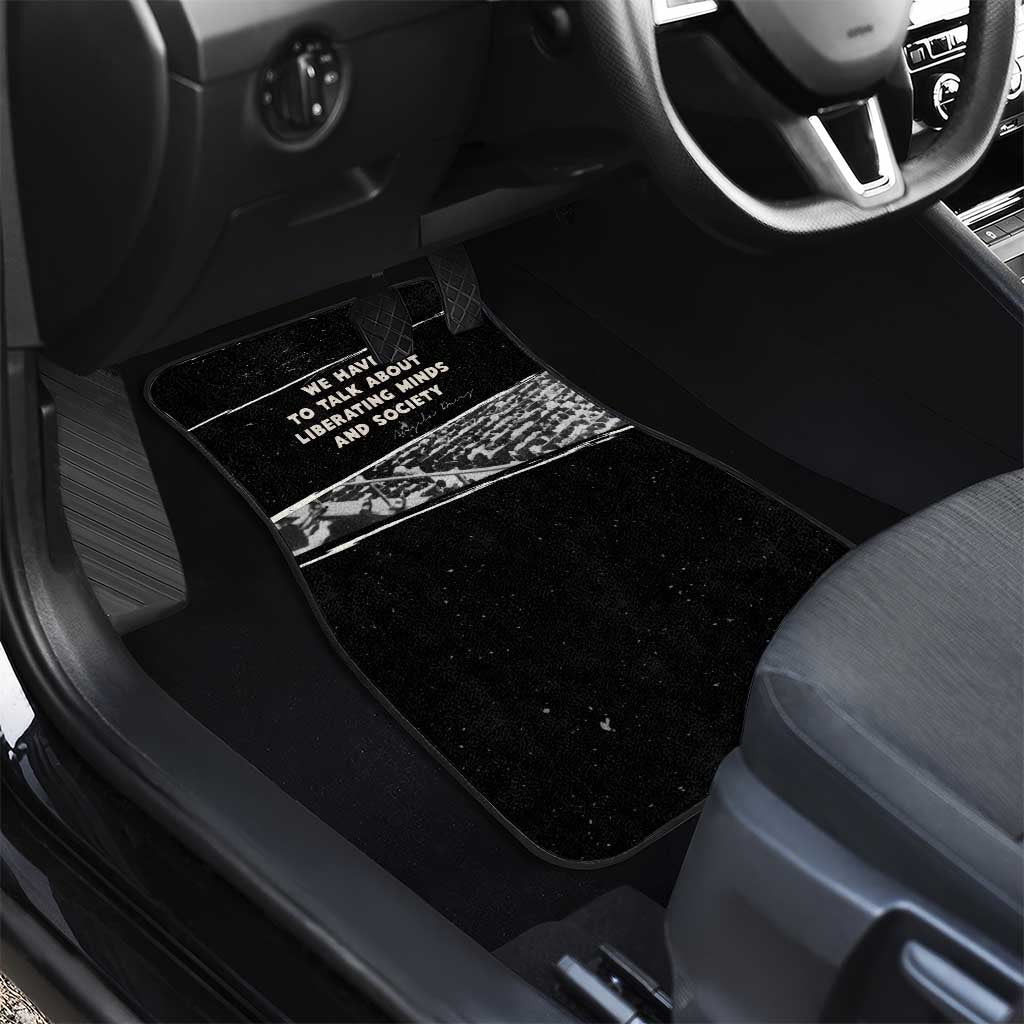 Angela Davis Car Mats Protest Design Liberating Minds and Society Quote Civil Rights Movement - African Pride