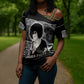 Angela Davis Cross Shoulder Shirt Protest Design Liberating Minds and Society Quote Civil Rights Movement - African Pride