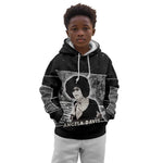Angela Davis Kid Hoodie Protest Design Liberating Minds and Society Quote Civil Rights Movement - African Pride