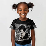 Angela Davis Kid T shirt Protest Design Liberating Minds and Society Quote Civil Rights Movement TS04