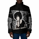 Angela Davis Padded Jacket Protest Design Liberating Minds and Society Quote Civil Rights Movement - African Pride