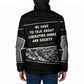 Angela Davis Padded Jacket Protest Design Liberating Minds and Society Quote Civil Rights Movement - African Pride