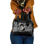 Angela Davis Shoulder Handbag Protest Design Liberating Minds and Society Quote Civil Rights Movement - African Pride