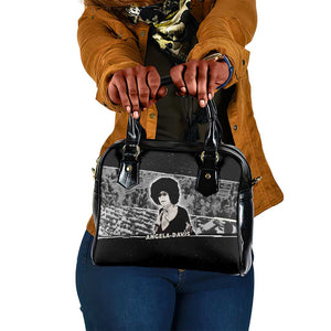 Angela Davis Shoulder Handbag Protest Design Liberating Minds and Society Quote Civil Rights Movement - African Pride