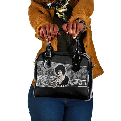 Angela Davis Shoulder Handbag Protest Design Liberating Minds and Society Quote Civil Rights Movement - African Pride