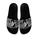 Angela Davis Slide Sandals Protest Design Liberating Minds and Society Quote Civil Rights Movement - African Pride