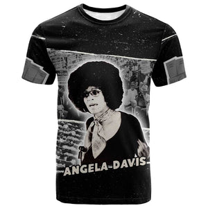 Angela Davis T shirt Protest Design Liberating Minds and Society Quote Civil Rights Movement TS04