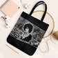 Angela Davis Tote Bag Protest Design Liberating Minds and Society Quote Civil Rights Movement - African Pride