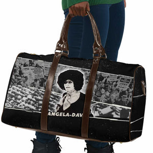 Angela Davis Travel Bag Protest Design Liberating Minds and Society Quote Civil Rights Movement - African Pride