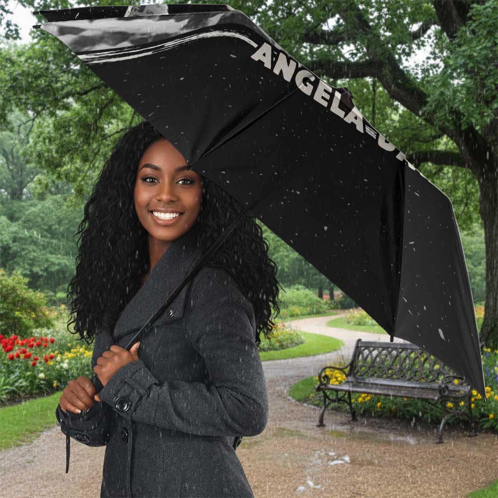 Angela Davis Umbrella Protest Design Liberating Minds and Society Quote Civil Rights Movement - African Pride