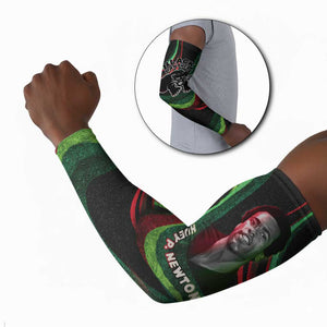 Huey P. Newton Arm Sleeves Swirl Design Black Panther Party Symbol Revolutionary Tribute - African Pride