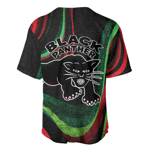 Huey P. Newton Baseball Jersey Swirl Design Black Panther Party Symbol Revolutionary Tribute TS04