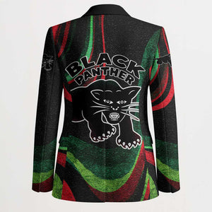 Huey P. Newton Blazer Swirl Design Black Panther Party Symbol Revolutionary Tribute - African Pride