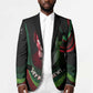 Huey P. Newton Blazer Swirl Design Black Panther Party Symbol Revolutionary Tribute - African Pride