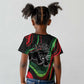 Huey P. Newton Kid T shirt Swirl Design Black Panther Party Symbol Revolutionary Tribute TS04