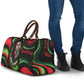 Huey P. Newton Travel Bag Swirl Design Black Panther Party Symbol Revolutionary Tribute - African Pride