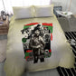 Huey P. Newton Bedding Set Black Panther Collage Design Civil Rights Movement Theme Revolutionary Tribute - African Pride