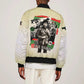 Huey P. Newton Bomber Jacket Black Panther Collage Design Civil Rights Movement Theme Revolutionary Tribute - African Pride