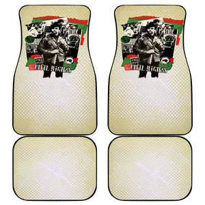 Huey P. Newton Car Mats Black Panther Collage Design Civil Rights Movement Theme Revolutionary Tribute - African Pride