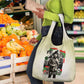 Huey P. Newton Grocery Bag Black Panther Collage Design Civil Rights Movement Theme Revolutionary Tribute - African Pride